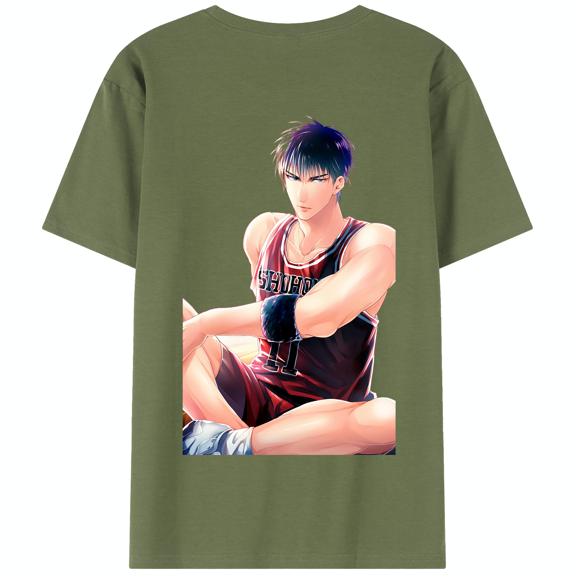 SLAM DUNK／スラムダンク 綿100％半袖Tシャツ（背面プリント）